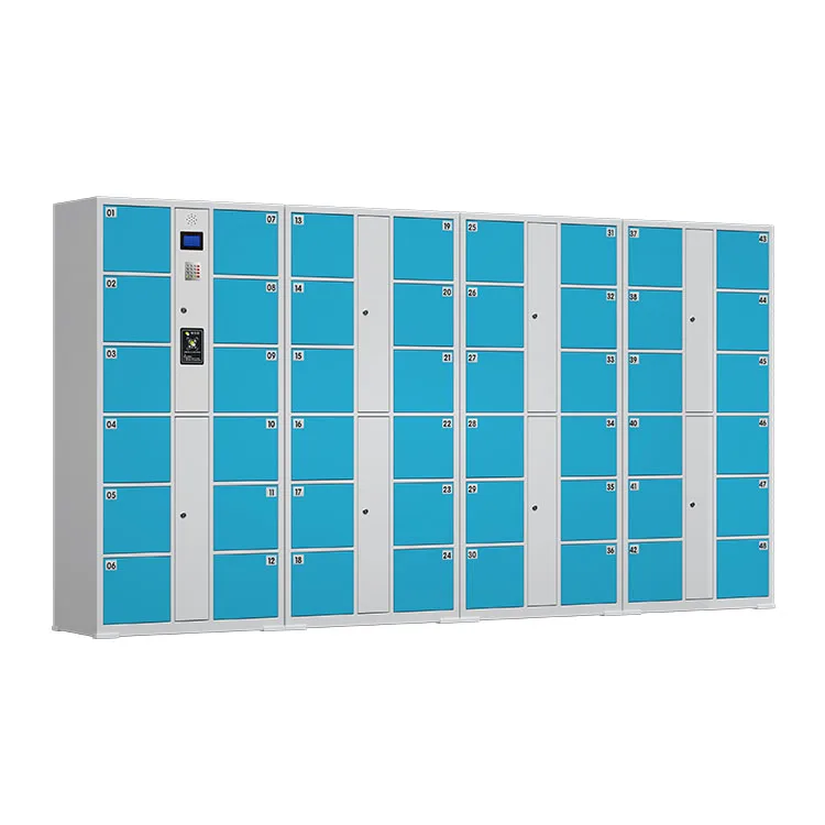 30 doors smart digital Face recognition steel locker Staff cellphone locker intelligent controller smart locker for phone