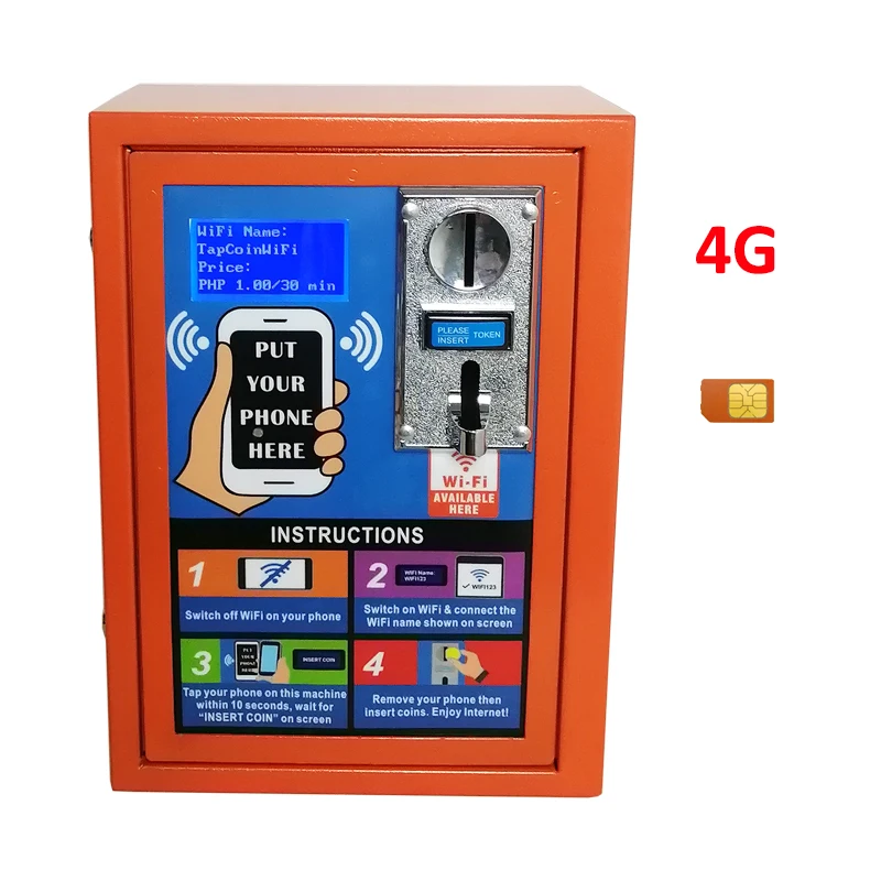 2022 New Technology 4G Coin Operated Machine Business Vandal-Proof Maquina WiFi Cheap Vending Machine