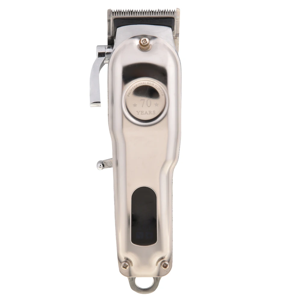 Cheap Price Wholesale Silver Cordless Rechargeable Trimmer Hair Cutting Clippers For Men