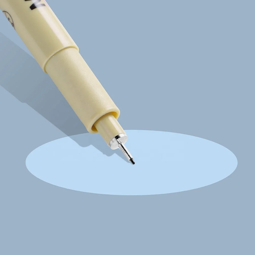 Permanent Fine Tip Pens Set of 12 Black Fineliner Ink Pens Fine Point  Pen Waterproof  Markers