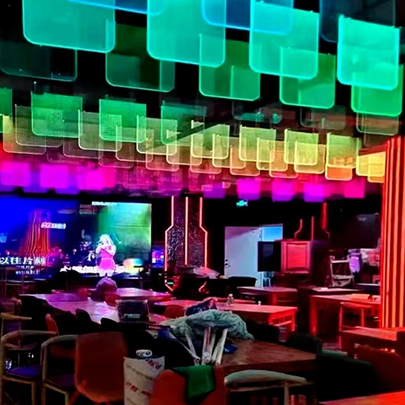 LGP Led Panels Light Laser Dot Light Guide Plate Transparent Customizable Shape Acrylic 3/4/5/6/8/10/12mm Customized Modern 80