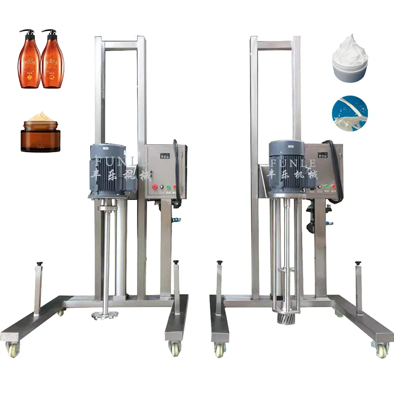 Hot selling Industrial Cosmetic Laboratory Emulsifier Homogenizer Mixer High Shear Vacuum Homogeneous Emulsifier
