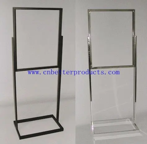 Painted Metal Sign A Frame Promotional Outdoor Advertising Pavement Sign Poster Stand