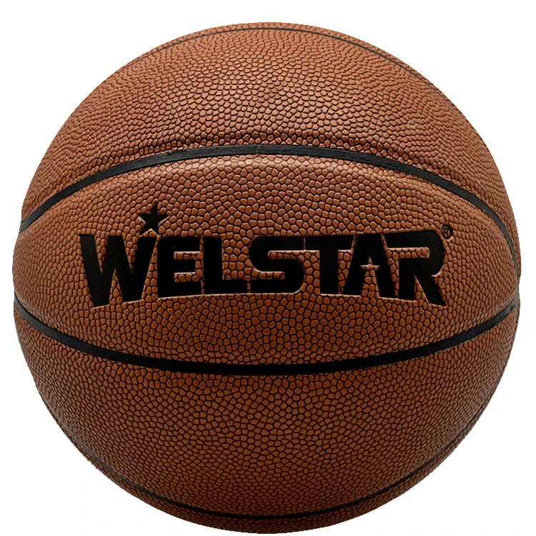 High Quality Basketball Outdoor Custom Inflatable Basketball Training Leather  PVC Basketball