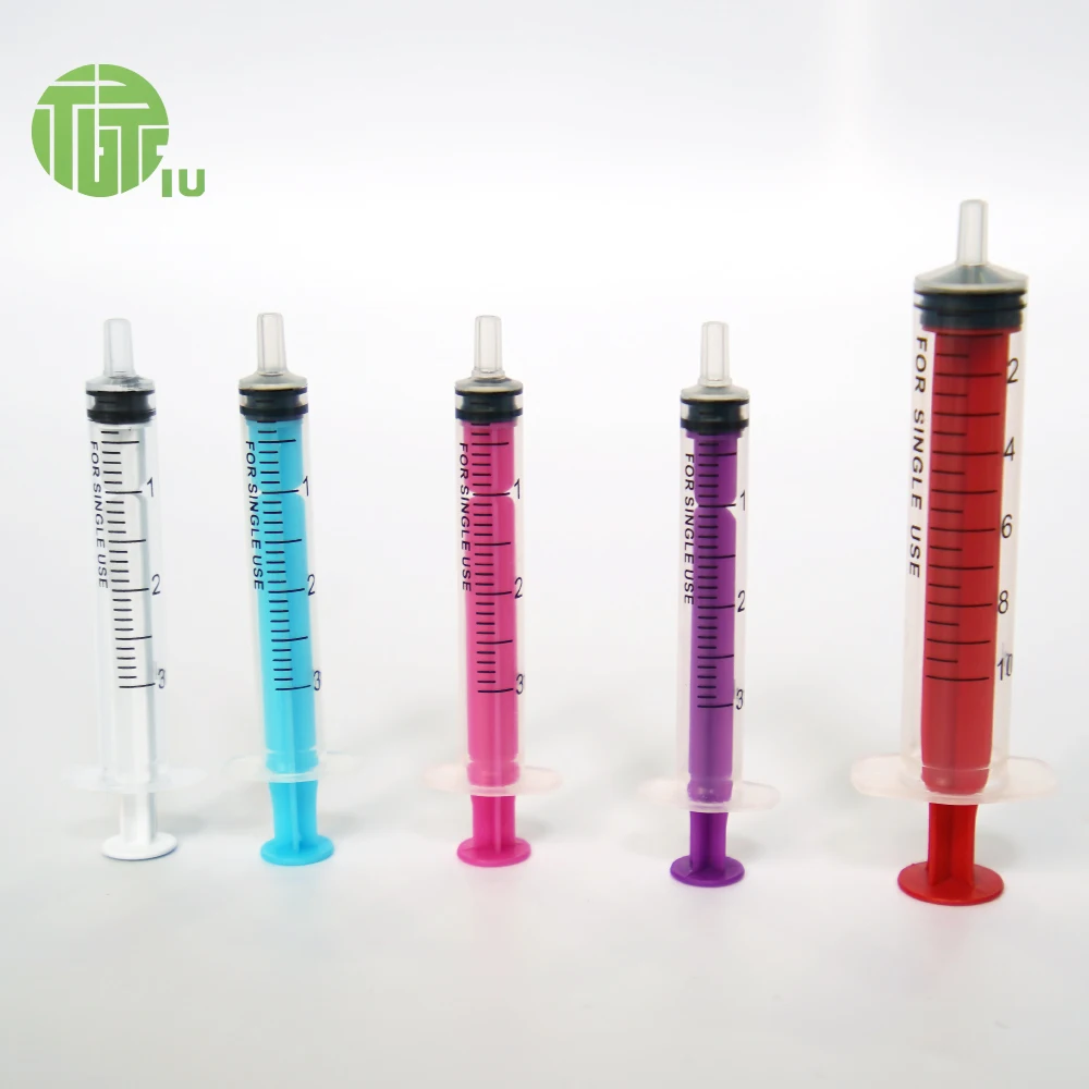 1cc 1ml 2ml 3ml 5ml 5 ml 10ml 20ml 50ml 60ml luer lock slip disposable sterile injection medical plastic syringes with needle