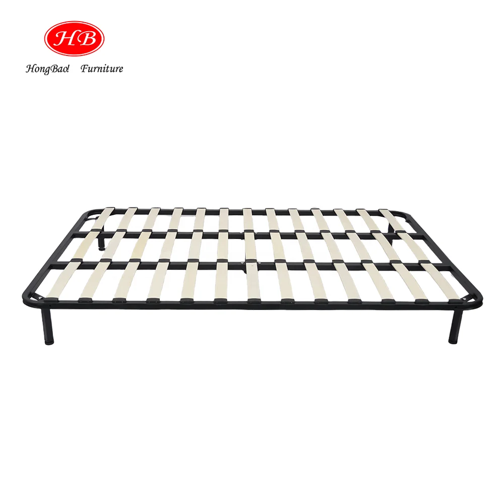 Customized Logo Factory Offer Constructed High Carbon Steel Knock Down bed base Modern Platform Foundation