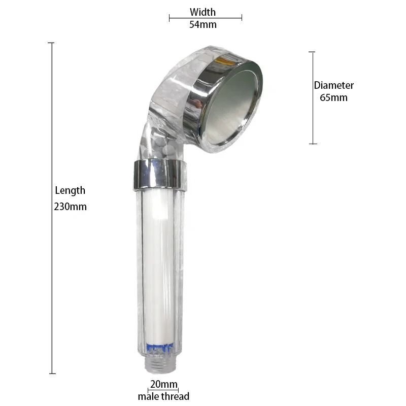 Temperature Display Sensor 3 Colors Shower Head Korea