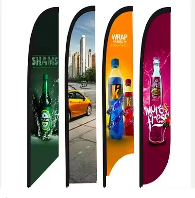 low price best selling Factory Advertising Tear Drop Flying Feather free Custom Banner Beach Flag Flags Banners