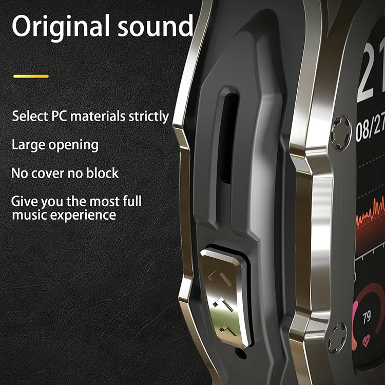 Luxury Golden/Rose Gold/Black/Original Steel Color Stainless Steel 316 Watch Case For IWatch Ultra 1/2 49mm With Watchband