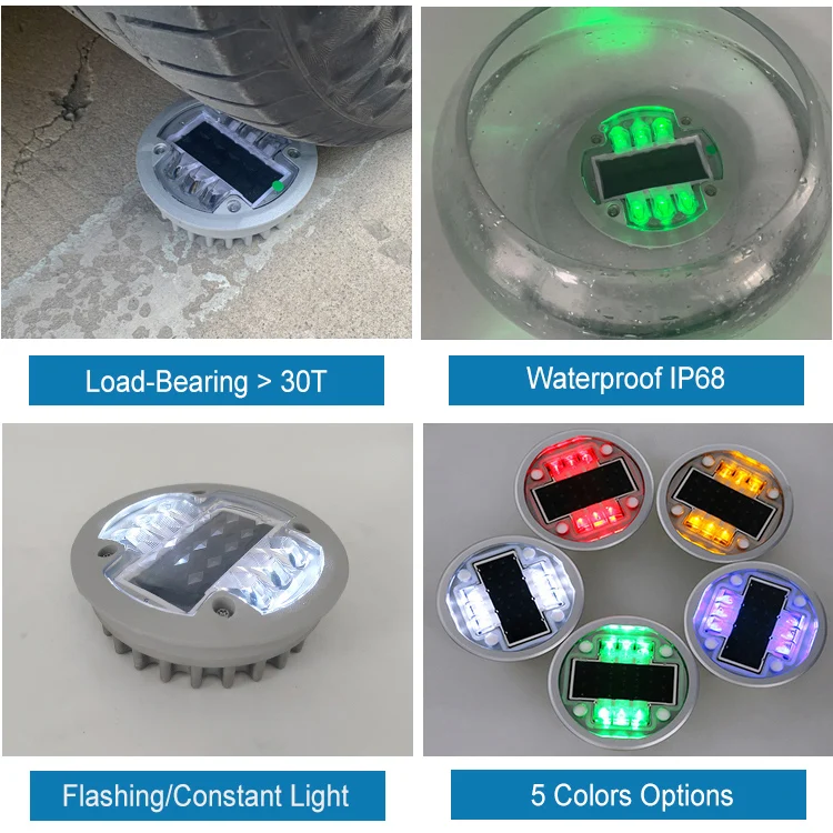 Embedded Landscape Round Ssrsd143 Pcb Circuit Cheap Epoxy Garden Button Shenzhen Changdaneng 8 Led Rechargeable Led Road Stud