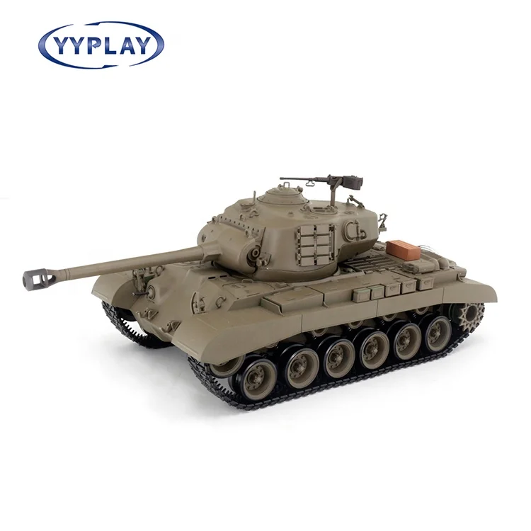 Henglong 3838-1 1/16 Scale WWII U.S.A Pershing M26 Heavy Tank Model RC Tank 2.4Ghz IR+BB Battle Electric RC Toys Tank Hobby Gift