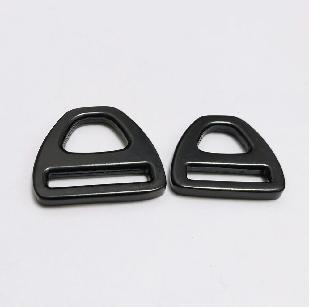 Metal Slide Safety Harness Release Matt Black D ring Metal Loop For Bag 20mm 25mm