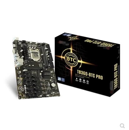 TB360-BTC PRO Материнская плата 12 GPU компьютера добычи Рог материнская I8 I9 процессор