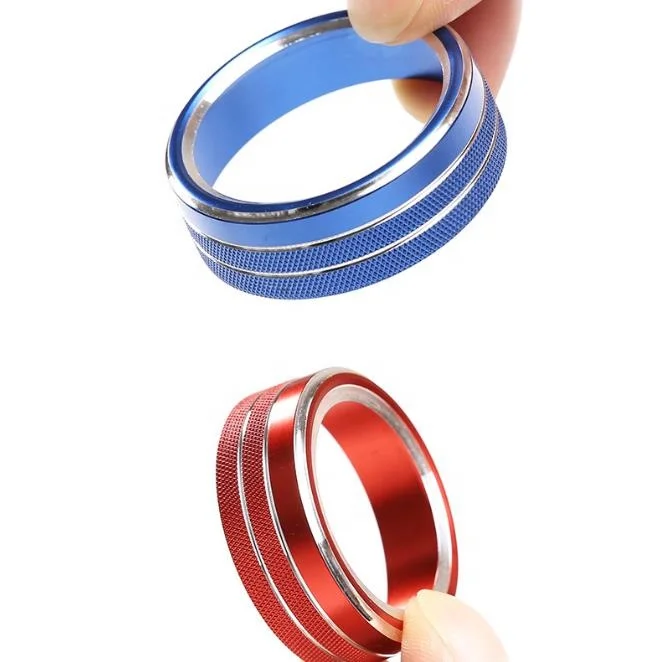 Car Refit Air Condition Central Control Knob Button Ring Cover Garnish For Toyota tacuma Tacoma