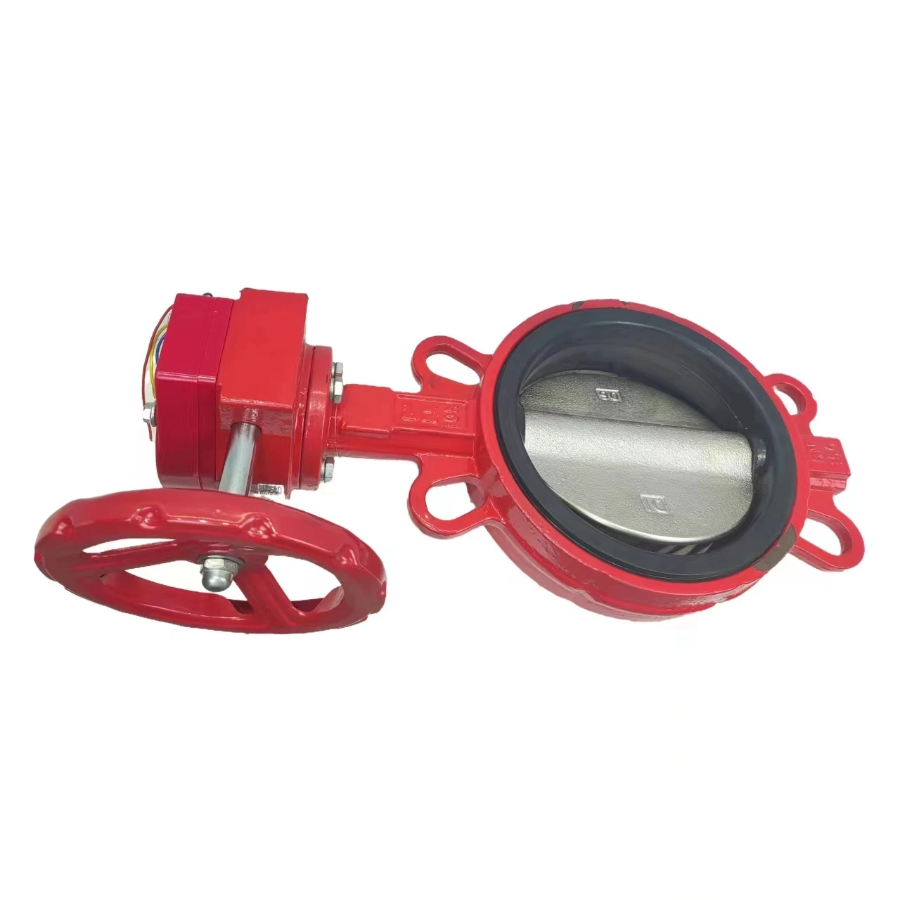 Butterfly Valve Fire Signal Turbine Clamping Type Firefighting Equipment & AccessoryZSXDF7-80-16
