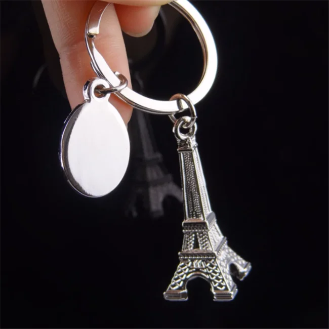 Metal Eiffel Tower Home Decoration Statue souvenirs gift keychain