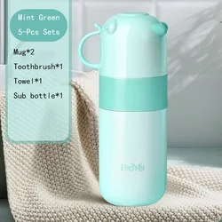 Hot Sale lightweight travel shampoo bottle bathroom accessories mouth cup travel kit for kids