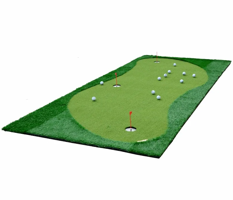 Golf Putting Green Artificial Grass with Rubber Base  Synthetic Turf Layers