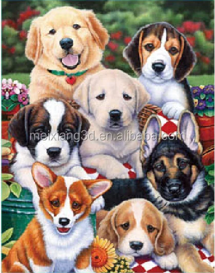 Custom 3D Lenticular Poster of Attack on Dogs/Cats 3D Flip Pictures for Wall Decorations