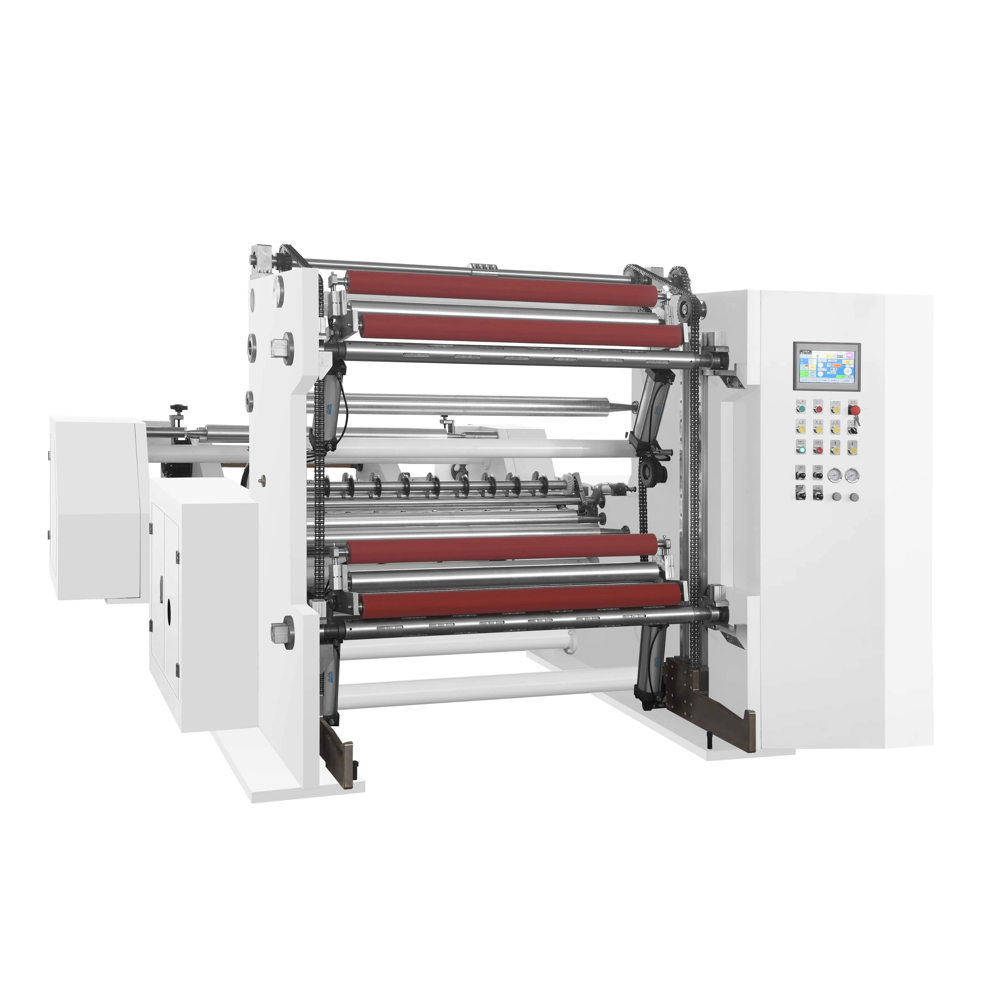 Cutting Slitting and Rewinding Machine Full Automatic High Speed Paper 1600mm Slitting Rewinder 350m/min Production Capacity