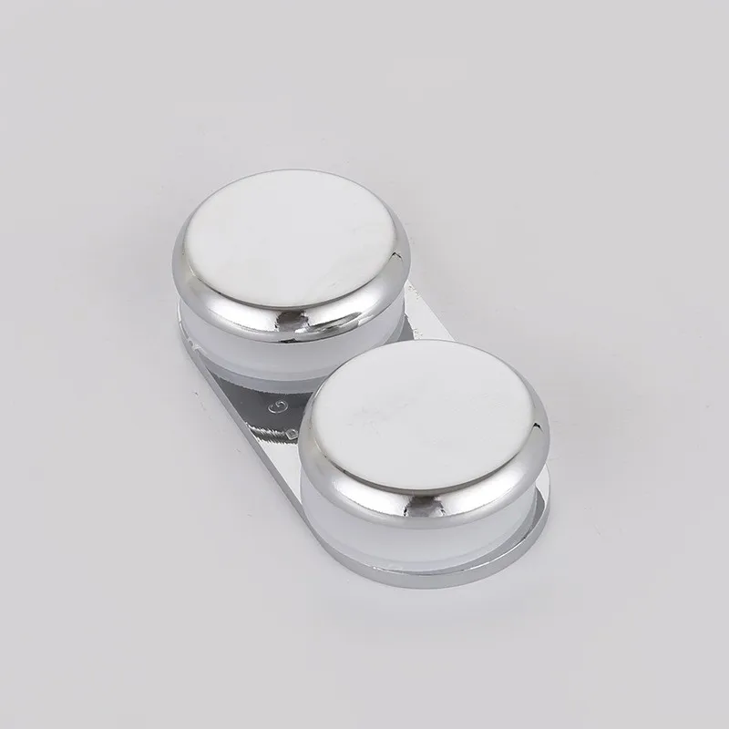304 stainless steel 180 degree double-sided glass clamp thickened glass clamp