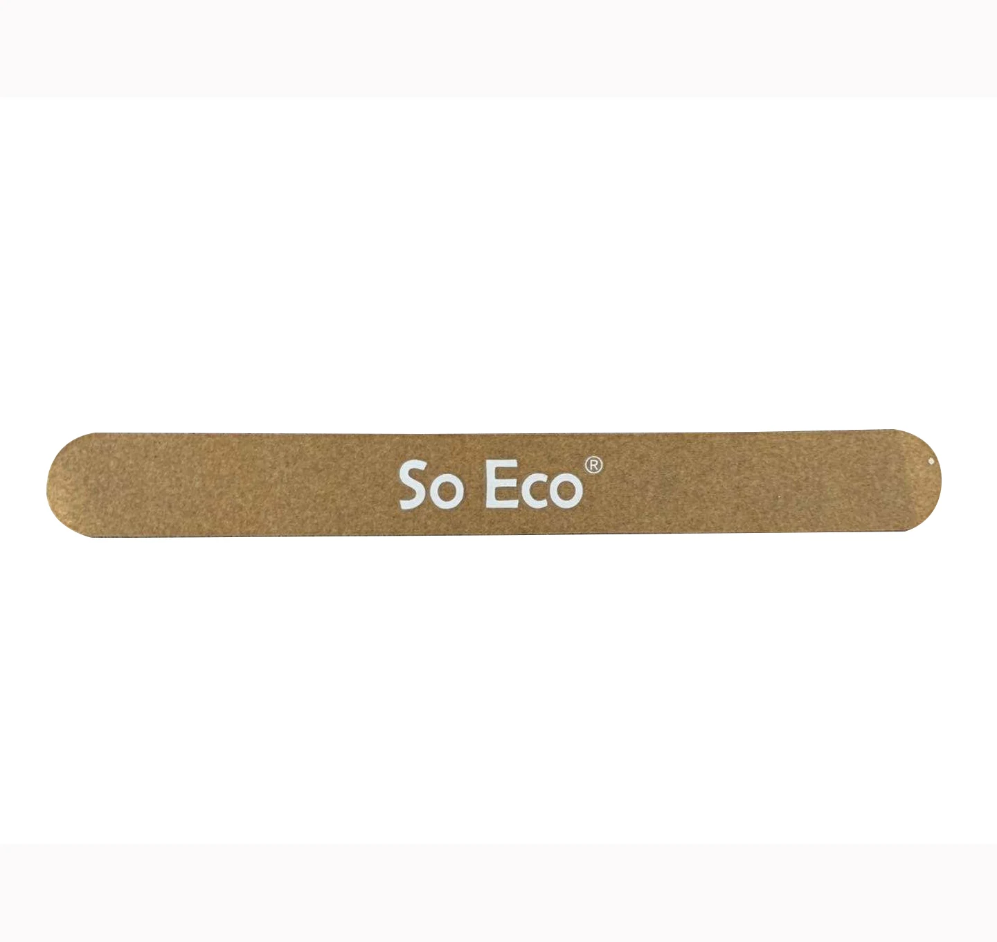 Natural Eco-friendly Professional Brown Bamboo File 100/180/220 Nail Care Tool