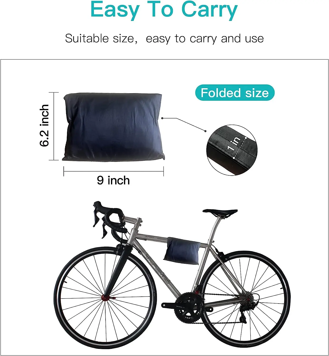 Heavy Duty Bicycle Cover for 2 or 3 Bikes with Lock Holes & Storage Bag, Protect Your Electric or Mountain Bike Accessories
