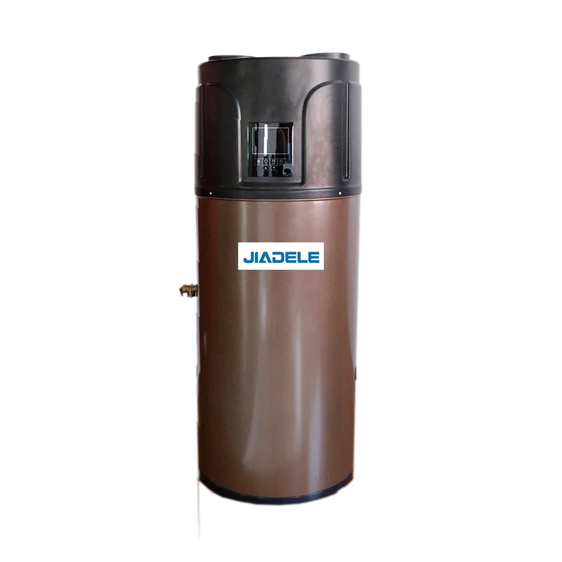 JIADELE OEM R134a TOP Air Microchannel All in One Heat Pump with 200L 300L Domestic Hot Water Boiler