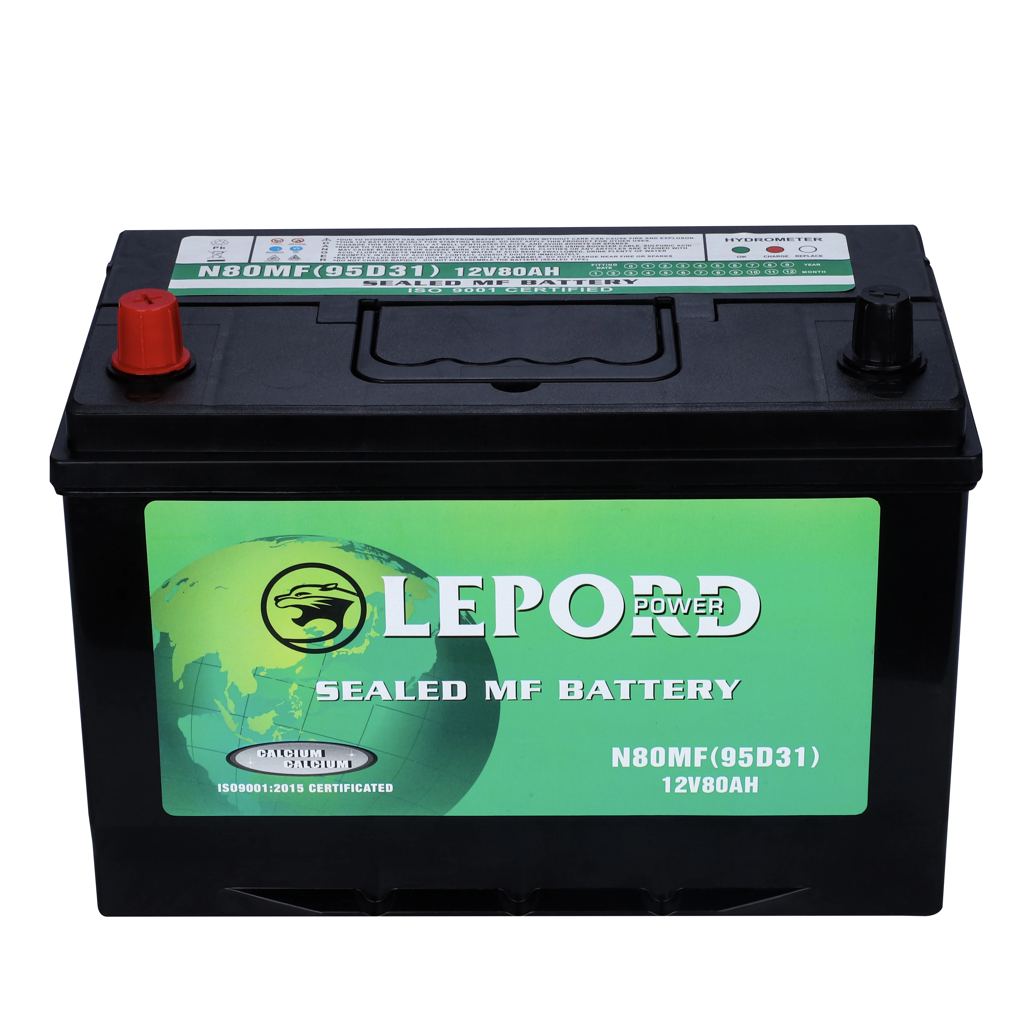 Wholesale Maintenance Free battery 70AH 75AH   95D31 NX120-7 N70Z 12V  lead acid car battery