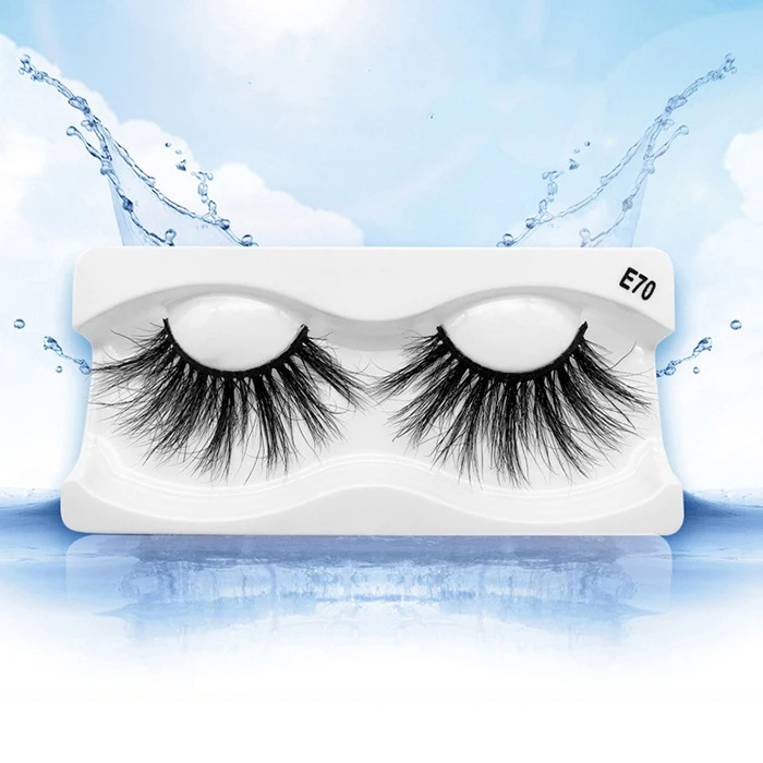 OEM fluffy 25mm eyelash with private label custom packaging 5D eyelashes real lasheswholesale mink lashes3d wholesale vendor las