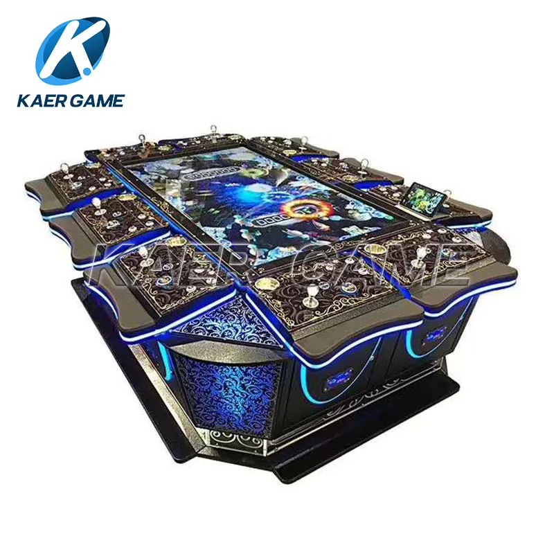 USA Luxury Arcade Fish Game Table 10 Player Machine 86' Ocean King 3 Plus Golden City