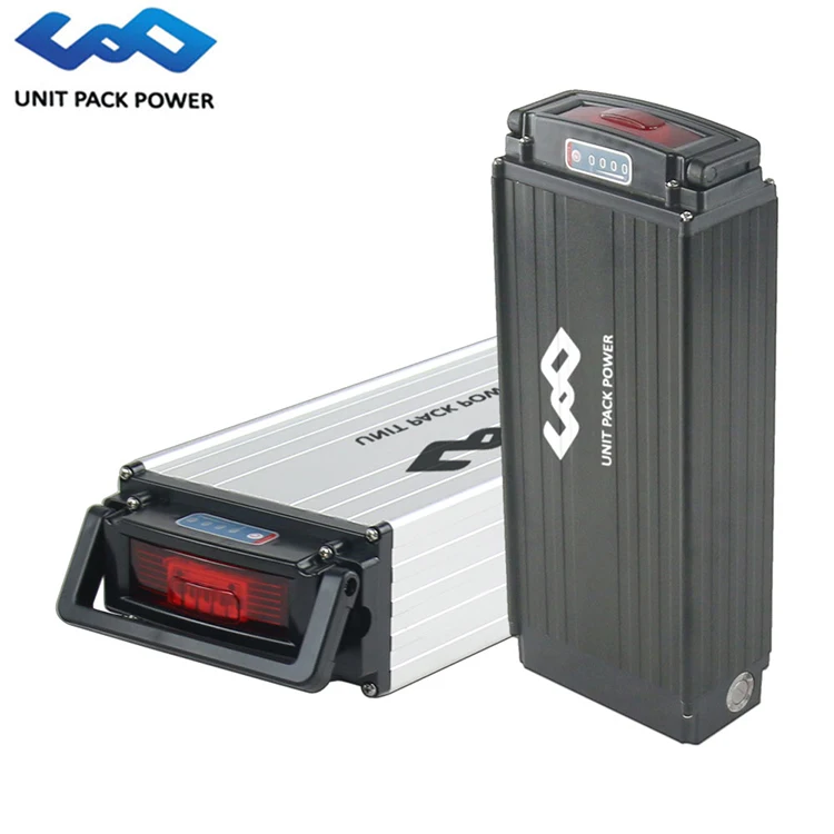 Ebike battery 48v 20Ah lithium ion 18650 batteries 52v 20ah 1000w rear luggage rack battery 36v