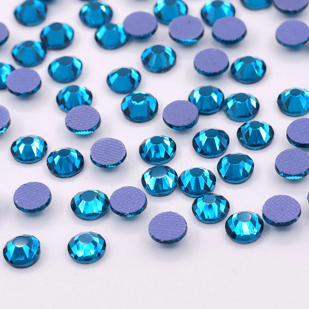 Hot Sale Crystal Hot-fix Flatback Rhinestones Bulk , SS16 1440pcs Crystal AB Loose Hotfix Rhinestones for Dress