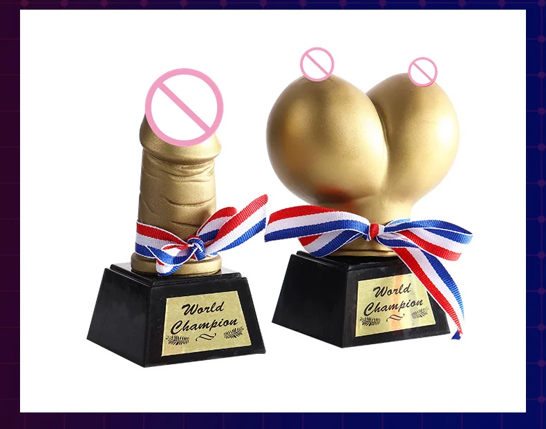 Novelty Game Spicy Gifts For Men Women Bachelor Bachelorette Parties Penis And Breast Shape Trophy