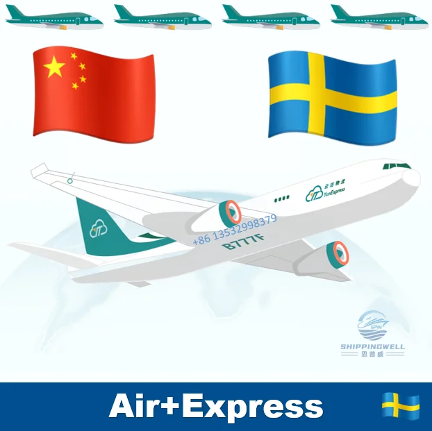 Sweden Cheapest YunExpress with DDP Global Lightweight Parcels Shipping from China Guangzhou/Shenzhen/Dongguan with Door to Door