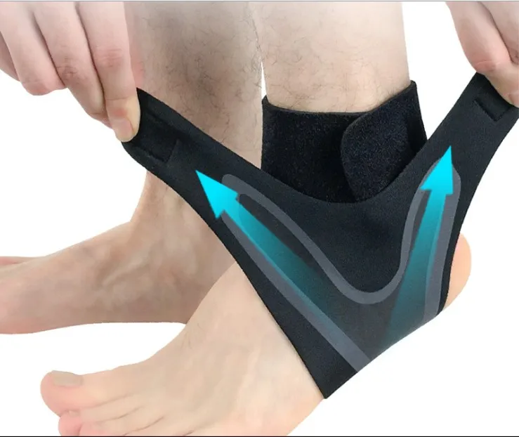 Breathable Adjustable Sport Skin Friendly Athletic Neoprene Protective Ankle Support Brace