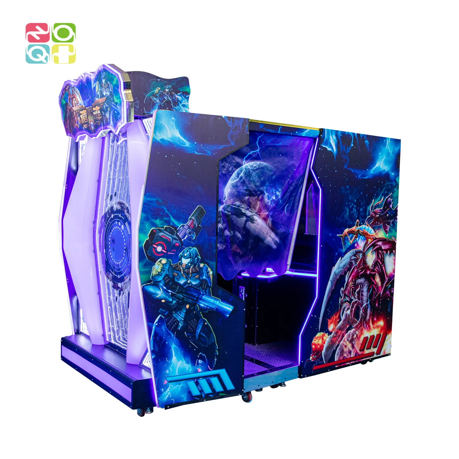 2 игрока 4d инопланетян Роя стрельба игра самостоятельная разработка 3d Аркадный Игровой Автомат