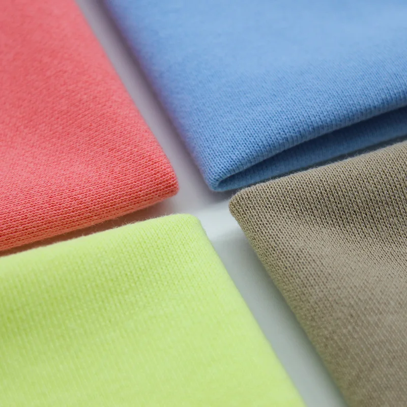 Custom Soft Heavy 75%Cotton 25%Polyester 320g Brushed French CVC Terry Towel Garment Knitted Fleece Fabric for Hoody,Sweatshirt