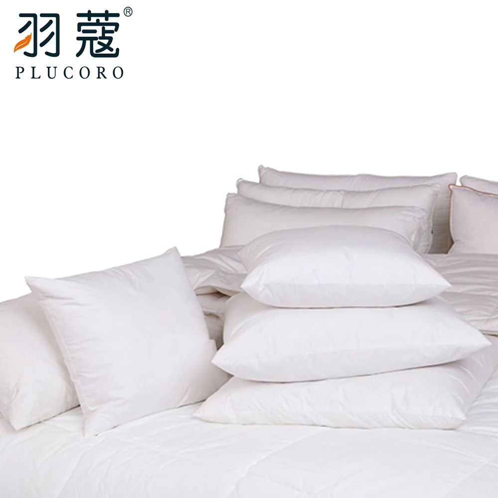 2023  Soft and Comfortable Best Quality 100 Cotton Goose Down Feather Pillows For Hotel
