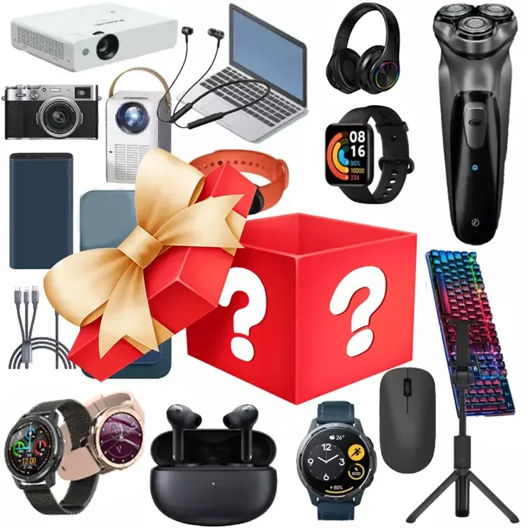 Mystery box 100% Surprise Gift Premium Electronic Product Random Item Lucky Gift Box Have Chance to Win Phone and Smart Watch