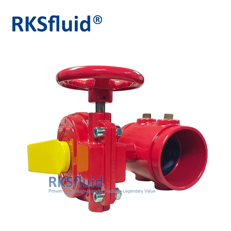 Factory Supply DN100 4inch Fire Fighting Fire Hydrant Grooved Manual Butterfly Valve