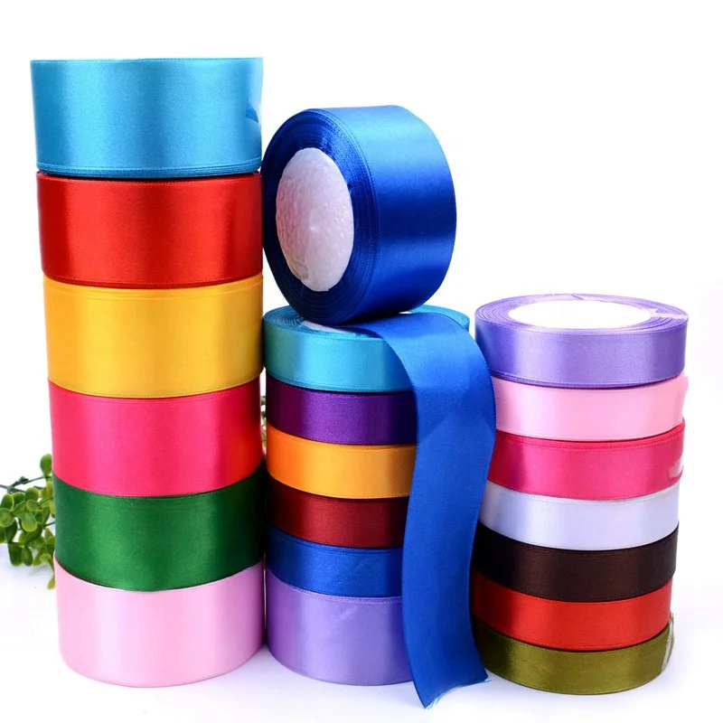 
custom gift packing ribbon 100% polyester pre-tied dots satin ribbon elastic bow with stretch loop 