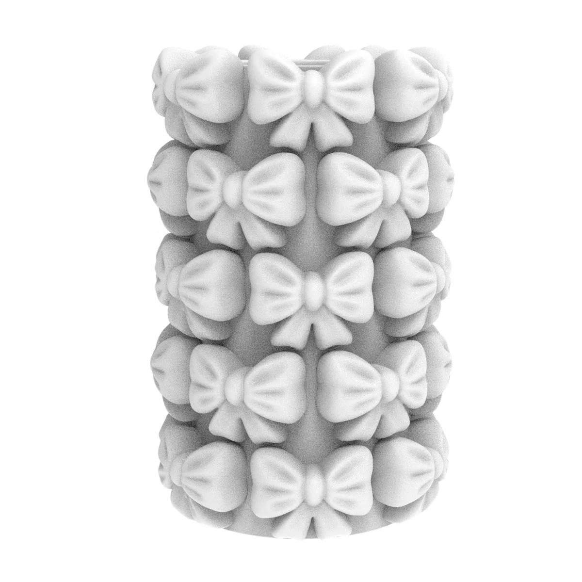 Custom Shaped Original Aesthetic Interior Bows Design Home Room Decor All Matte pink Ceramic Bowknot Flower Vase for Wedding