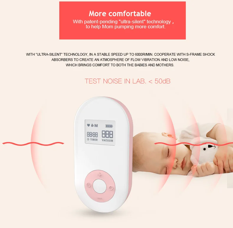 Female electric pump, silicone breast pump  electric breast pump for women