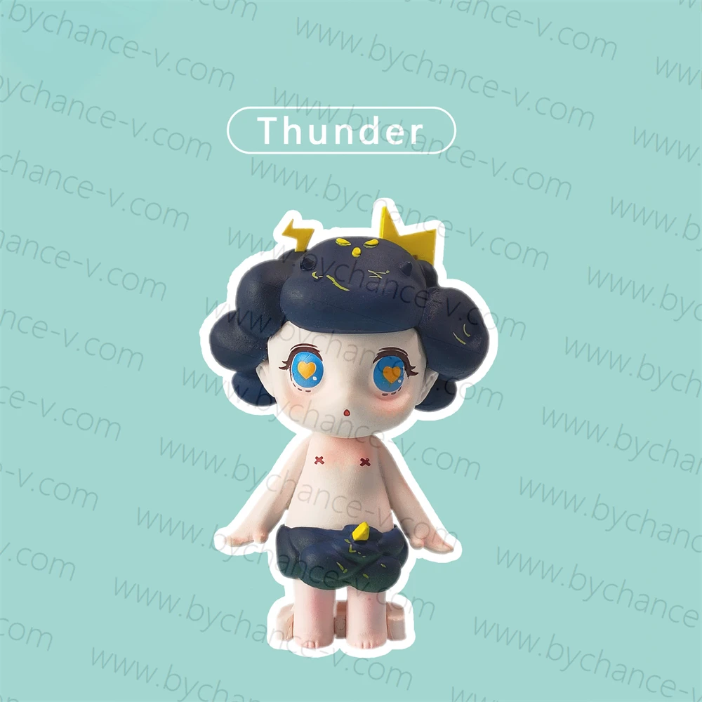Therapy trendy art toy weather themed cartoon baby angel figure doll collectible designer toy for home styling decoration