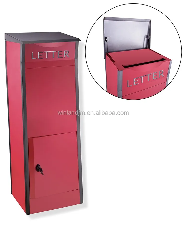 Outdoor Standing Galvanized Steel Mailboxes