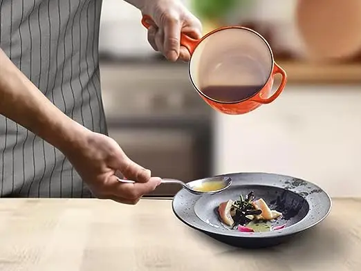 Enamel cast iron non stick sauce pan soup milk kitchen cookware cooking pot saucepan with lid