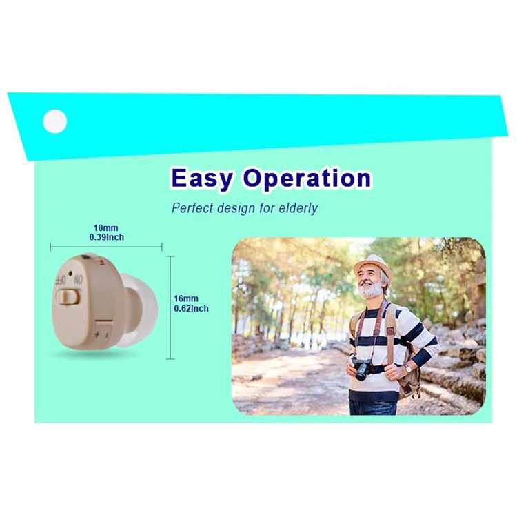 Невидимый слуховой аппарат с усилителем для ушей по низкой цене