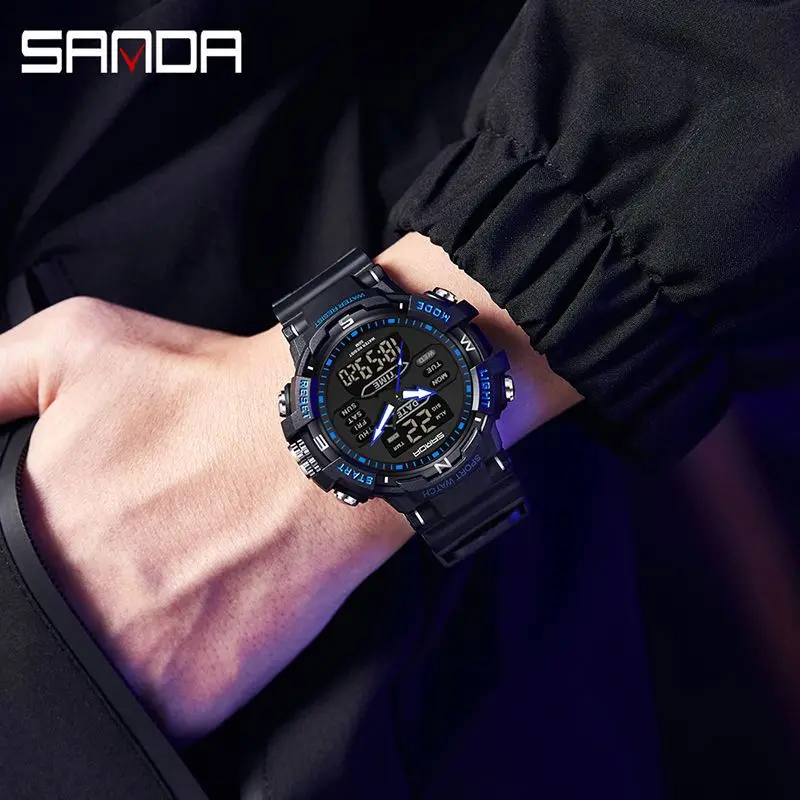 Electronic Watches for Men G-Style Military Men Digital Shock Sports Watches Waterproof Wristwatch Mens 2024