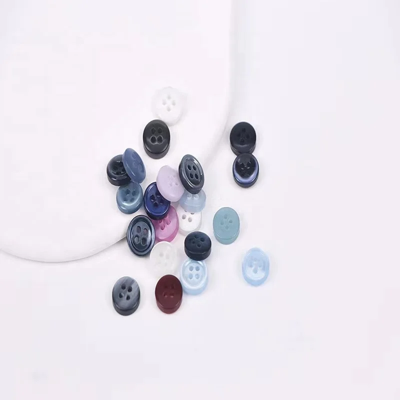 Wholesale hot sale resin 4 hole round colorful sewing shirt buttons for other garment accessories